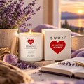 SUUM® Healing Companion Candle – Lavender Driftwood | U Matter Always™ Soy Candle