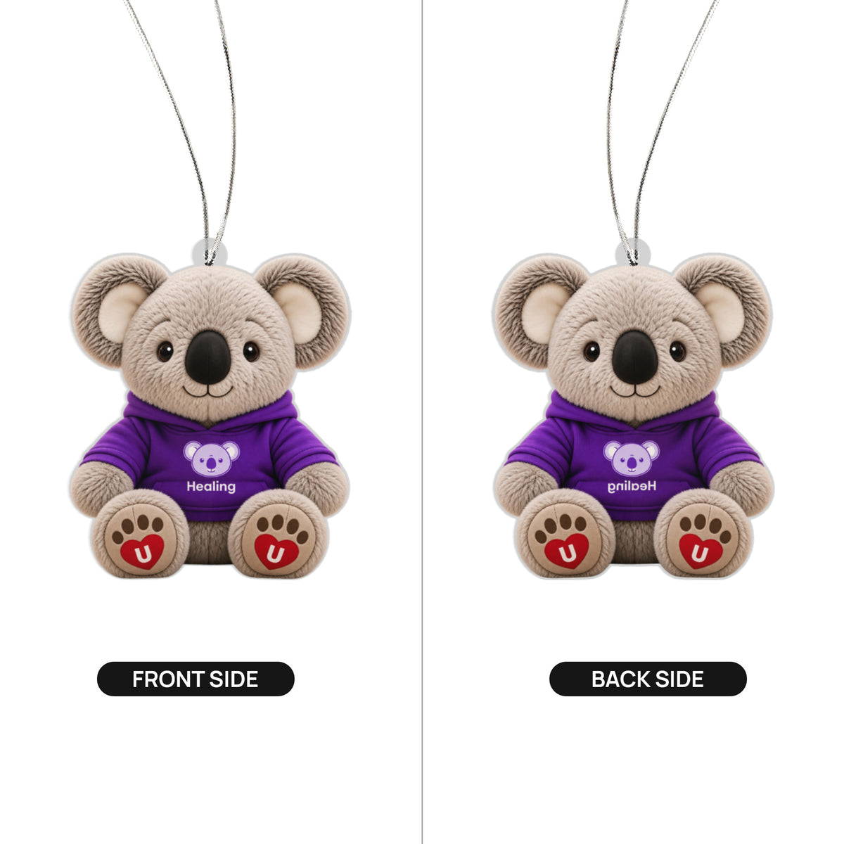 SUUM® Healing Koala Companion Acrylic Ornament | U Matter Always™ Keepsake