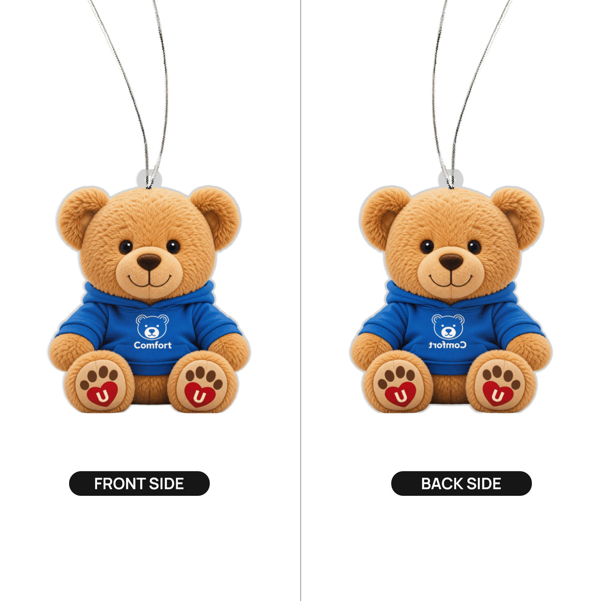 SUUM® Comfort Bear Companion Acrylic Ornament | U Matter Always™ Keepsake