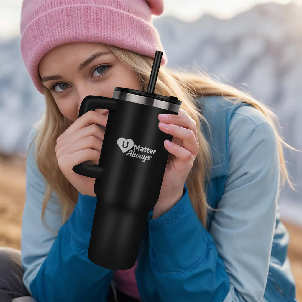 SUUM®  U Matter Always Premium 40 oz Tumbler