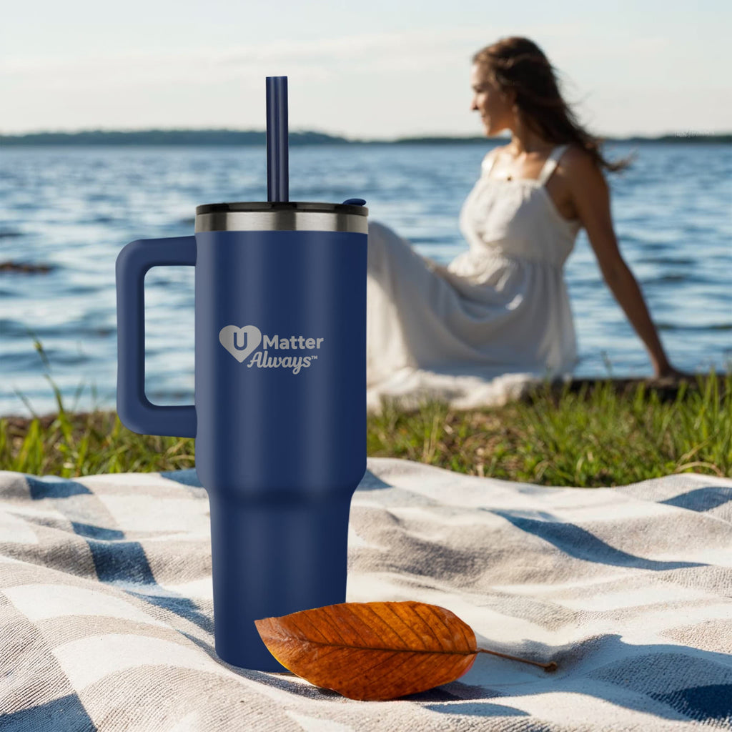SUUM®  U Matter Always Premium 40 oz Tumbler