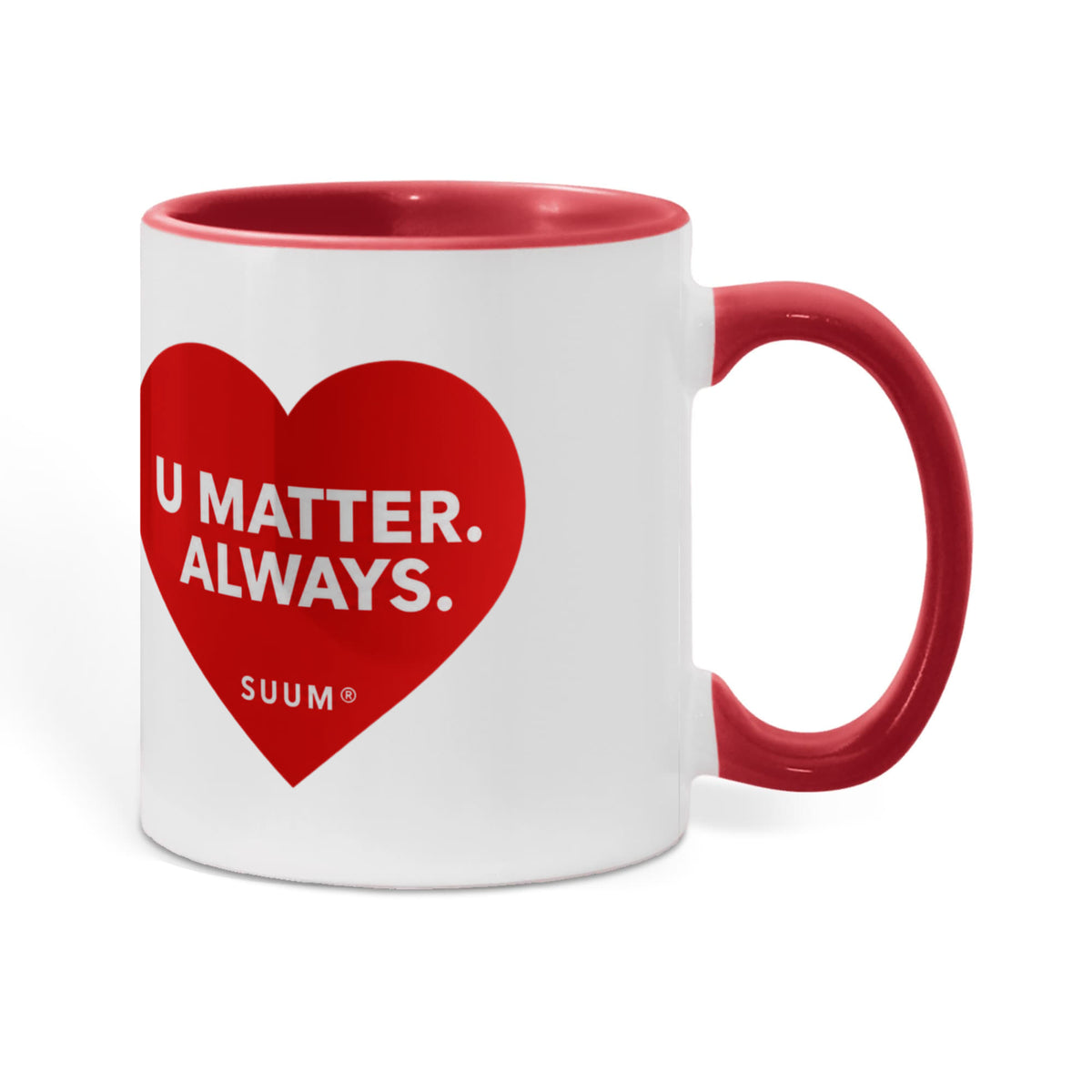 SUUM® U Matter Always™ Heart Mug