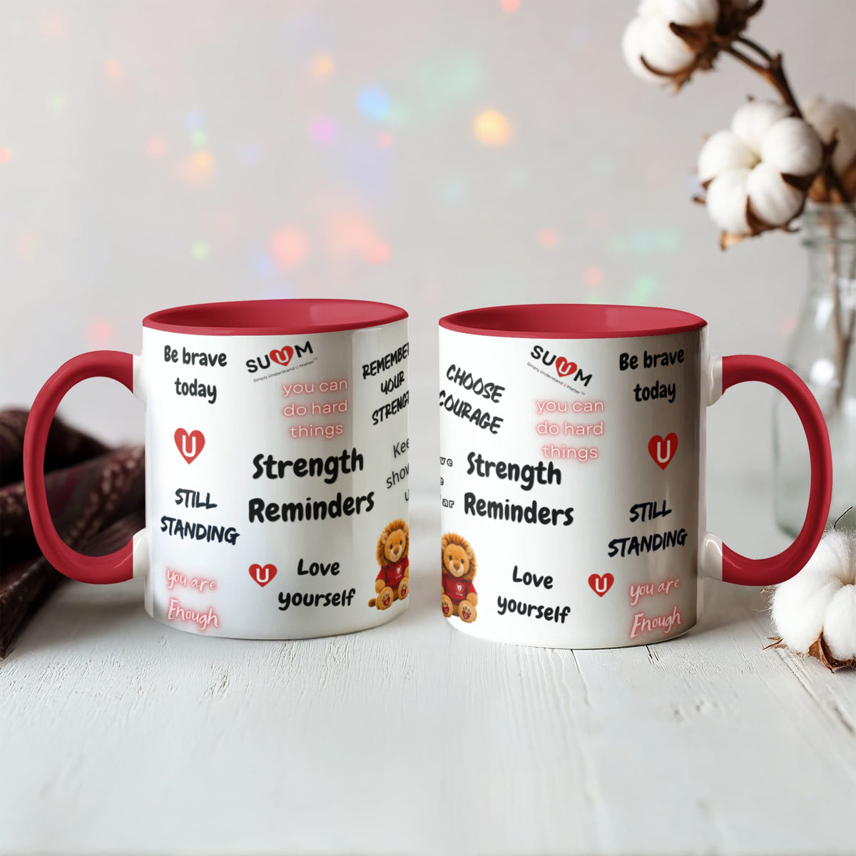 SUUM® Strength Companion Mug | Lion