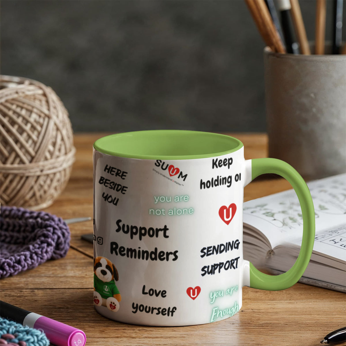 SUUM® Support Companion Mug | St. Bernard