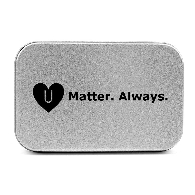 U Matter Always™ Bar Keychain — A Reminder You Carry